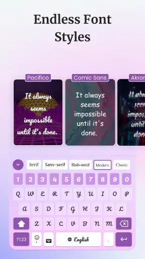 Fonts Keyboard Themes - Emoji screenshot