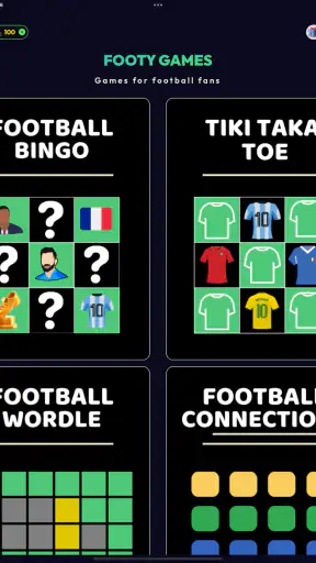 Football Bingo - Footy Games screenshot