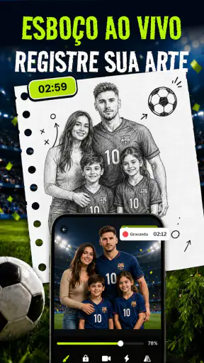 Football Draw: Sketch & Trace screenshot