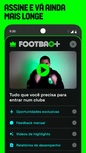 Footbao: seletivas digitais screenshot