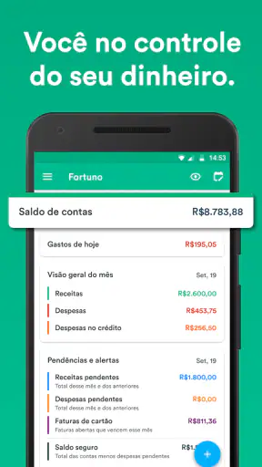 Fortuno: Finanças Pessoais screenshot
