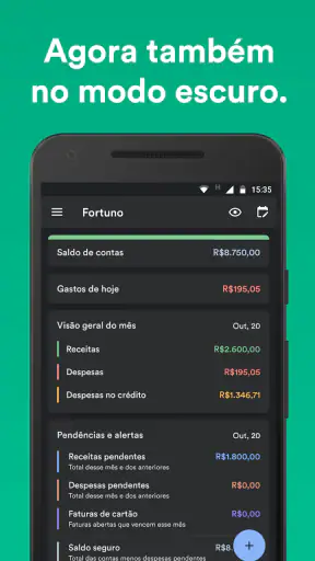 Fortuno: Finanças Pessoais screenshot