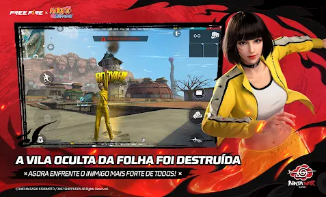 Free Fire x NARUTO SHIPPUDEN screenshot