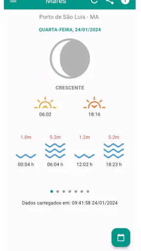 FUNCEME MARÉS screenshot
