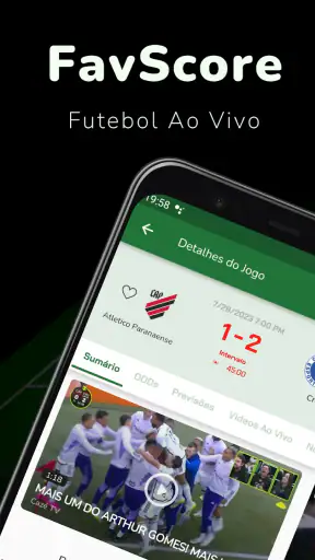 Futebol Ao Vivo - FavScore screenshot