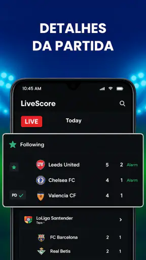 Futebol ao Vivo: Placar Pro screenshot