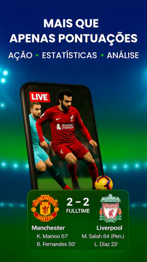 Futebol ao Vivo: Placar Pro screenshot