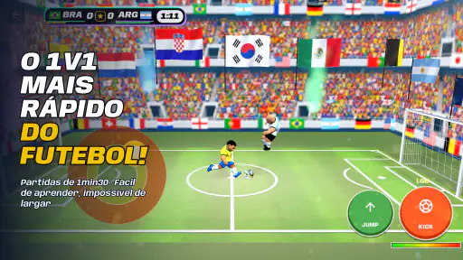 Futebol Batalha: Gol a Gol x1 screenshot