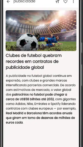 Futebol Brasil Brasileiro screenshot