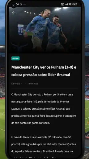 futebol brasileiro ao vivo screenshot