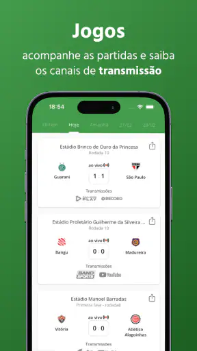 Futebol Hoje: Onde assistir screenshot