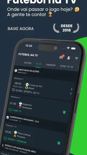 Futebol na TV - Onde Assistir screenshot