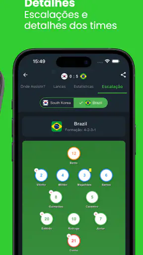 Futebol na TV - Onde Assistir screenshot