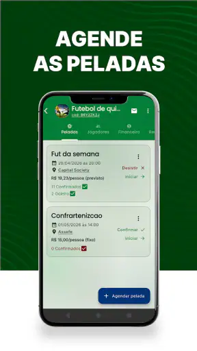 FutRua: Organizador de pelada screenshot