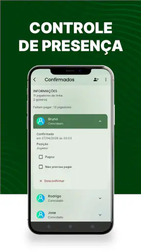 FutRua: Organizador de pelada screenshot