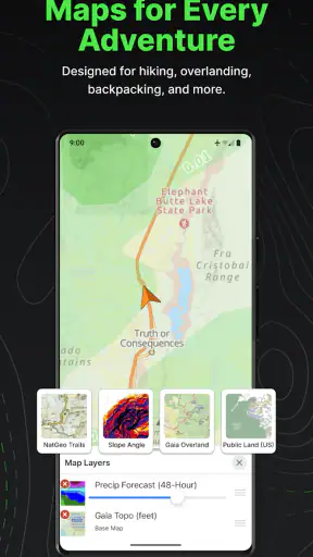Gaia GPS: Backcountry Maps screenshot