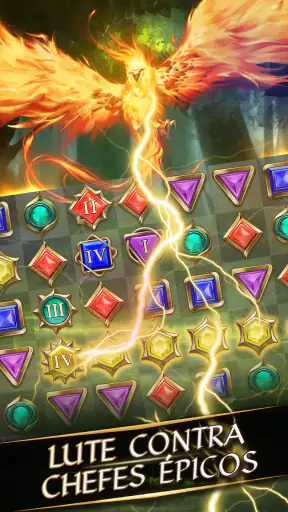 Gemstone Legends: RPG match 3 screenshot