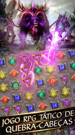 Gemstone Legends: RPG match 3 screenshot