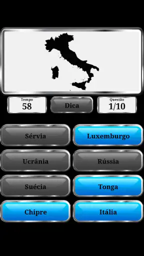 Geografia Mundial - Jogo screenshot