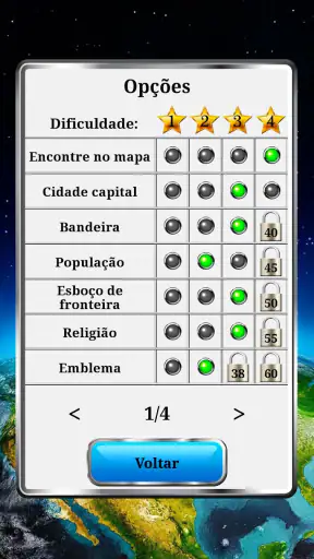 Geografia Mundial - Jogo screenshot