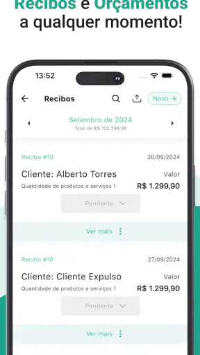 Gerador de Orçamentos PDF screenshot