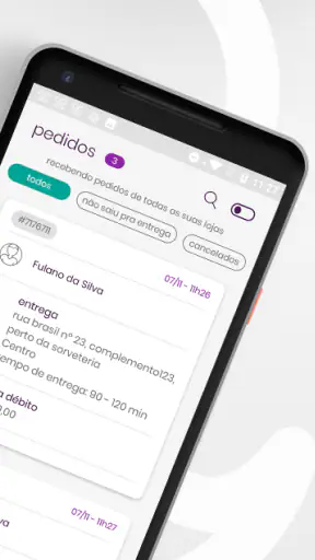 geraldo gestor de pedidos screenshot