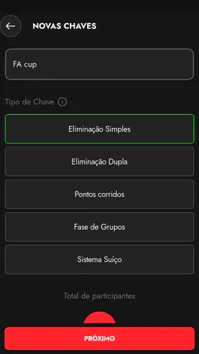 Gerenciador: torneios e chaves screenshot