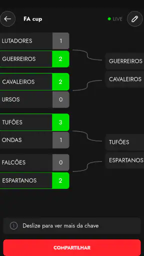 Gerenciador: torneios e chaves screenshot