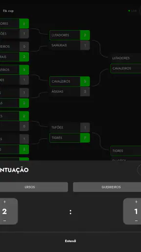 Gerenciador: torneios e chaves screenshot