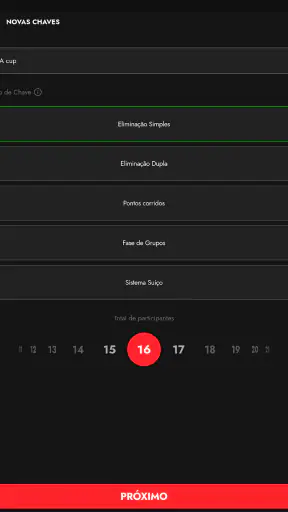 Gerenciador: torneios e chaves screenshot