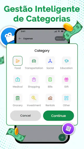 Gestor Dinheiro e Empréstimo screenshot