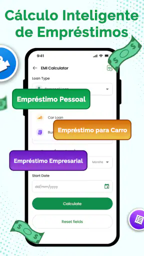 Gestor Dinheiro e Empréstimo screenshot