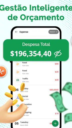 Gestor Dinheiro e Empréstimo screenshot