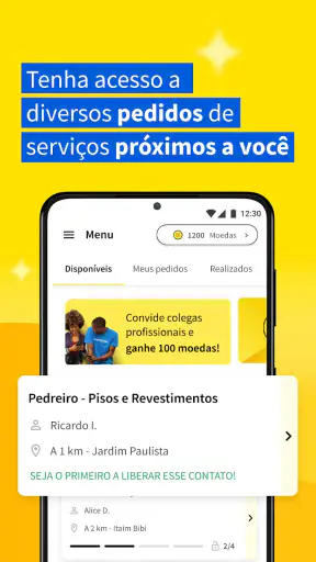 GetNinjas para Profissional screenshot
