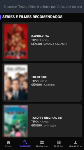 GoCine - Filmes em casa screenshot