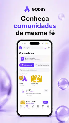 GODBY - Rede Social Cristã screenshot