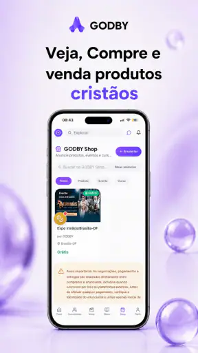 GODBY - Rede Social Cristã screenshot