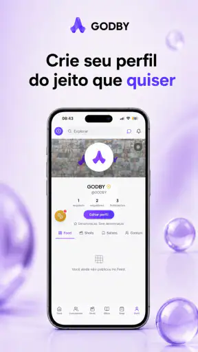 GODBY - Rede Social Cristã screenshot