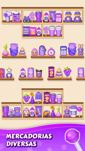 Goods sorting Jogo de Combinar screenshot