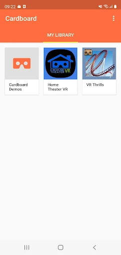 Google Cardboard screenshot