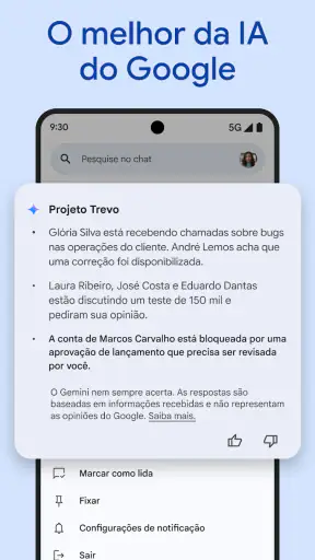 Google Chat screenshot