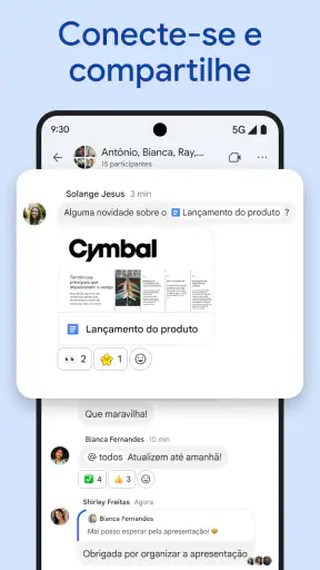 Google Chat screenshot