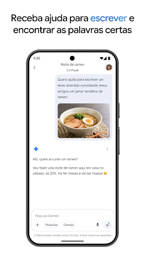 Google Gemini screenshot