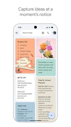 Google Keep: notas e listas screenshot