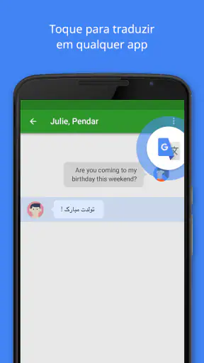 Google Tradutor screenshot