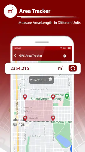 GPS Fields Area Measure App screenshot