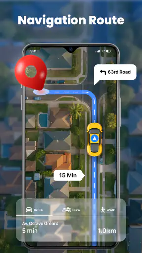 GPS Navegação e Mapas Live screenshot