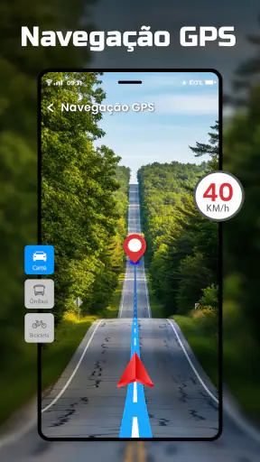 GPS Navegação- Fácil Mapa Rota screenshot