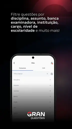 Gran Cursos Questões screenshot