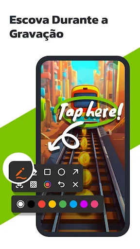 Gravador de tela, Gravar video screenshot